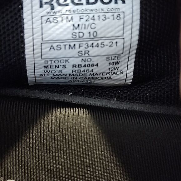 Men's work shoes Reebok  Flexagon 3.0 Work size 10W athletic work shoe - Picture 8 of 13